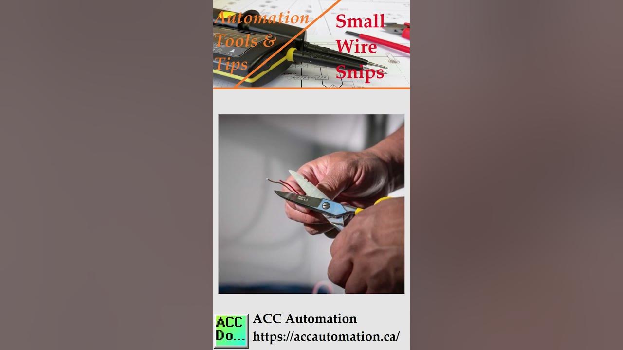 'Video thumbnail for Automation Tools - Small Wire Snips'