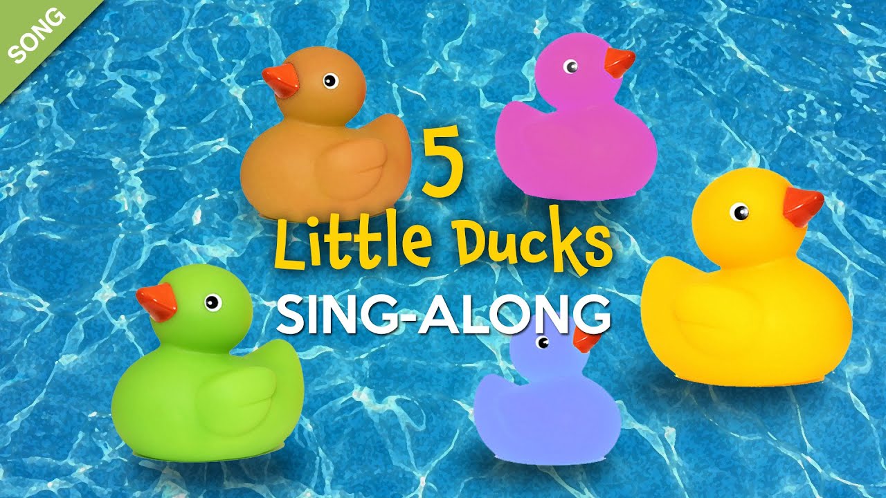 'Video thumbnail for Five Little Ducks [SONG] | Nursery Rhymes Sing-Along'