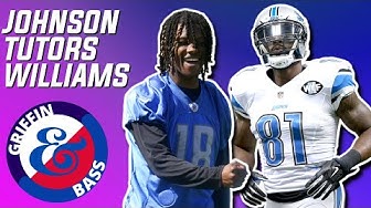 Video thumbnail for Calvin Johnson Tutors Jameson Williams