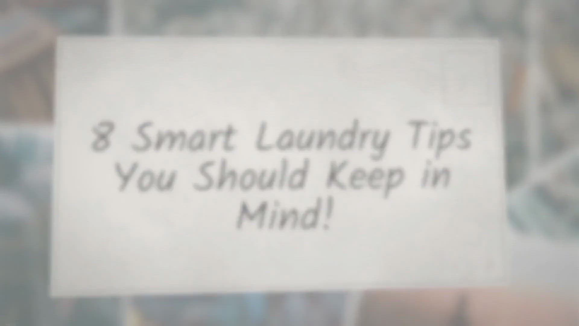 Video thumbnail for 8 Smart Laundry Tips You Should Keep in Mind! – True Home Joy