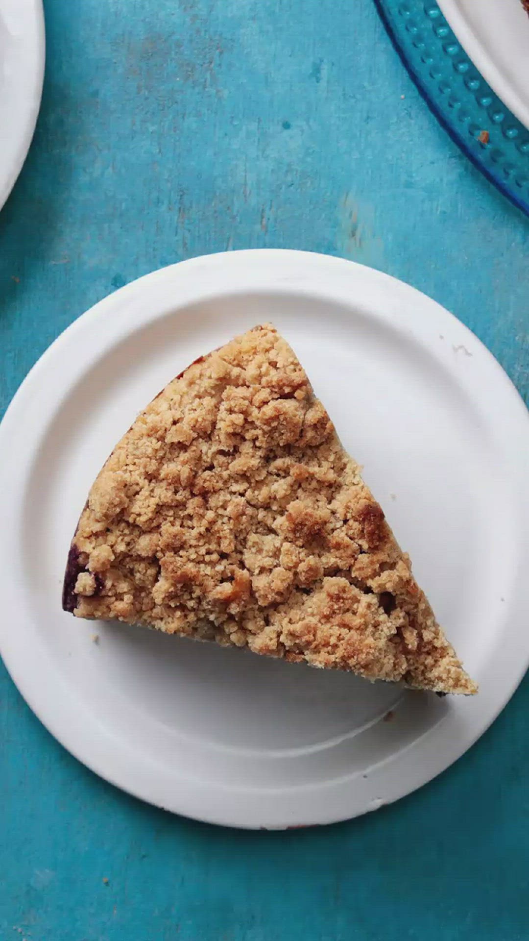 Video thumbnail for Blueberry Muffin Cheesecake