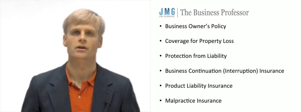 'Video thumbnail for Insurance Considerations for the Business'