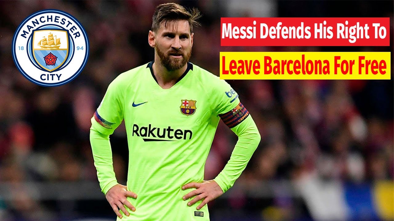 Video thumbnail for Messi defends his right to leave Barcelona for free | But BARCELONA doesn't want to let him go!