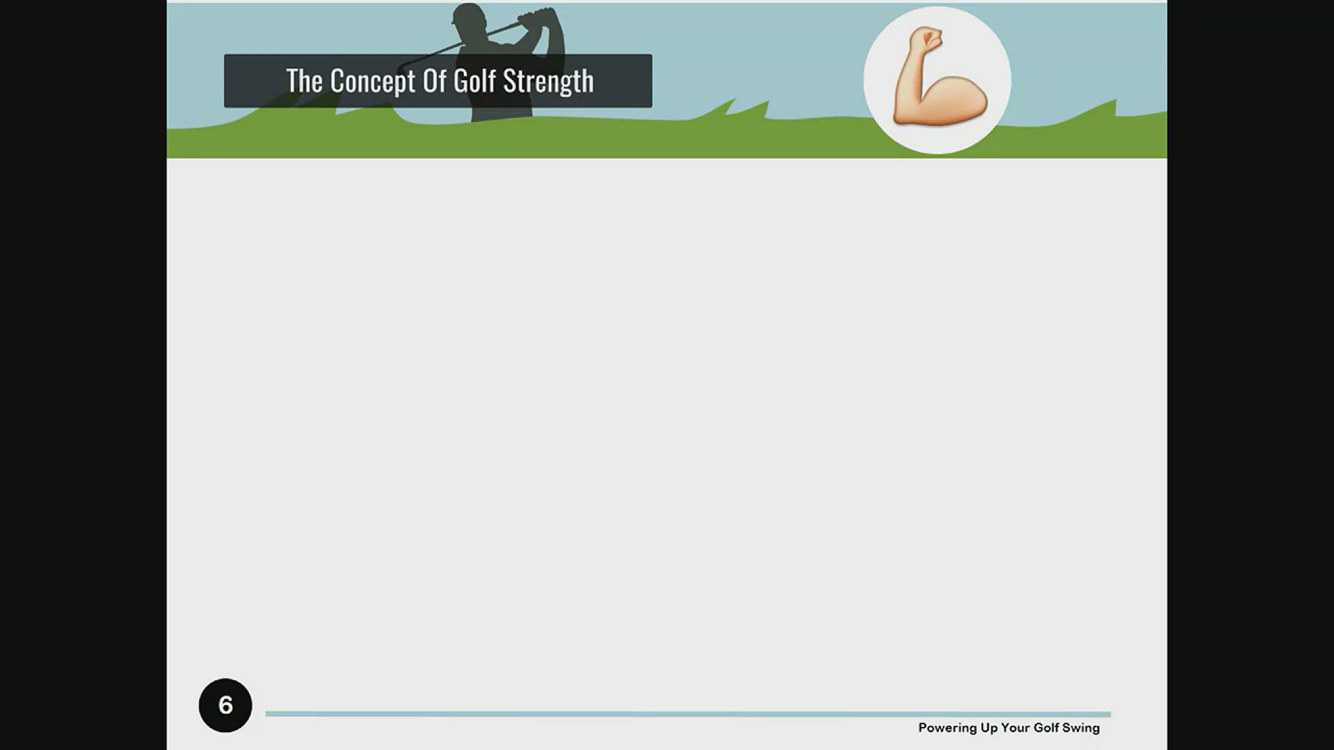 'Video thumbnail for The Concept of Golf Strength'