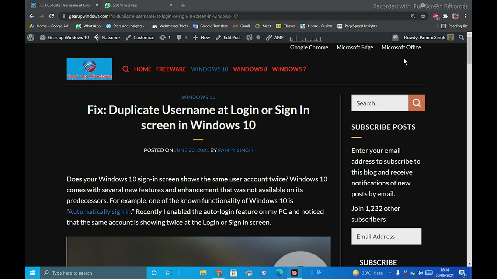 'Video thumbnail for Duplicate Username at Login or Sign In screen in Windows 10'