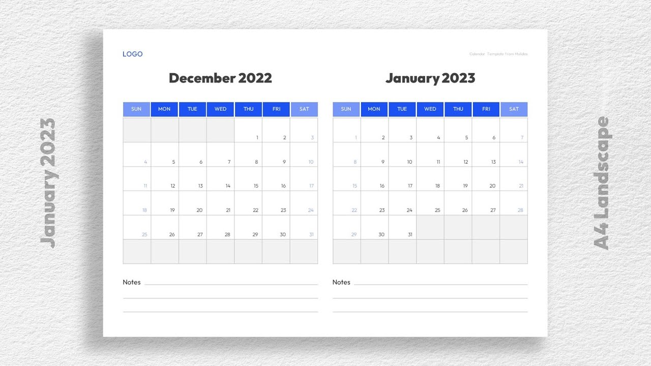 'Video thumbnail for December 2022 January 2023 Calendar Template Free Dwonload'