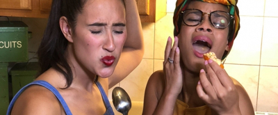 Video thumbnail for Backstage Bite with Katie Lynch: SUMMER's Storm Lever Cooks Up Some HOT STUFFed Peppers!