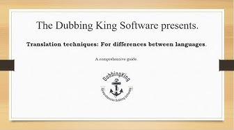 'Video thumbnail for Translation Techniques For Differences Between Languages (Case Study)'