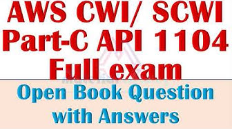 'Video thumbnail for AWS CWI API 1104 Part C Code Book exam question'