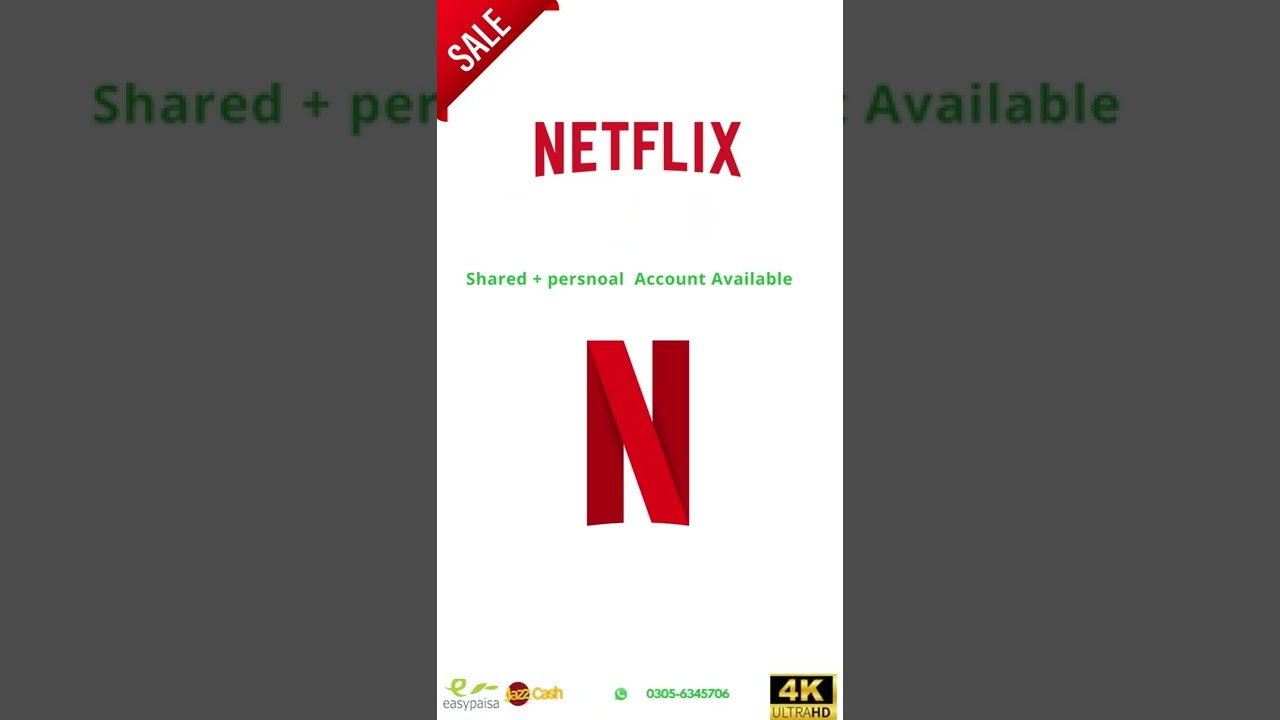 Video thumbnail for How to buy Netflix with EasyPaisa | Jazzcash #netflxpakistan #netflix