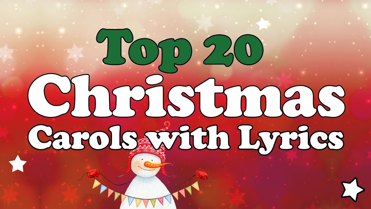 Video thumbnail for Top 20 Christmas Carols with Lyrics to Sing-Along | 1-hour Playlist