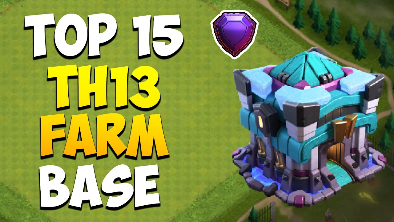 Video thumbnail for Top 15 COC TH13 FARMING BASE | Best Town Hall 13 Base Copy Link in Clash of Clans