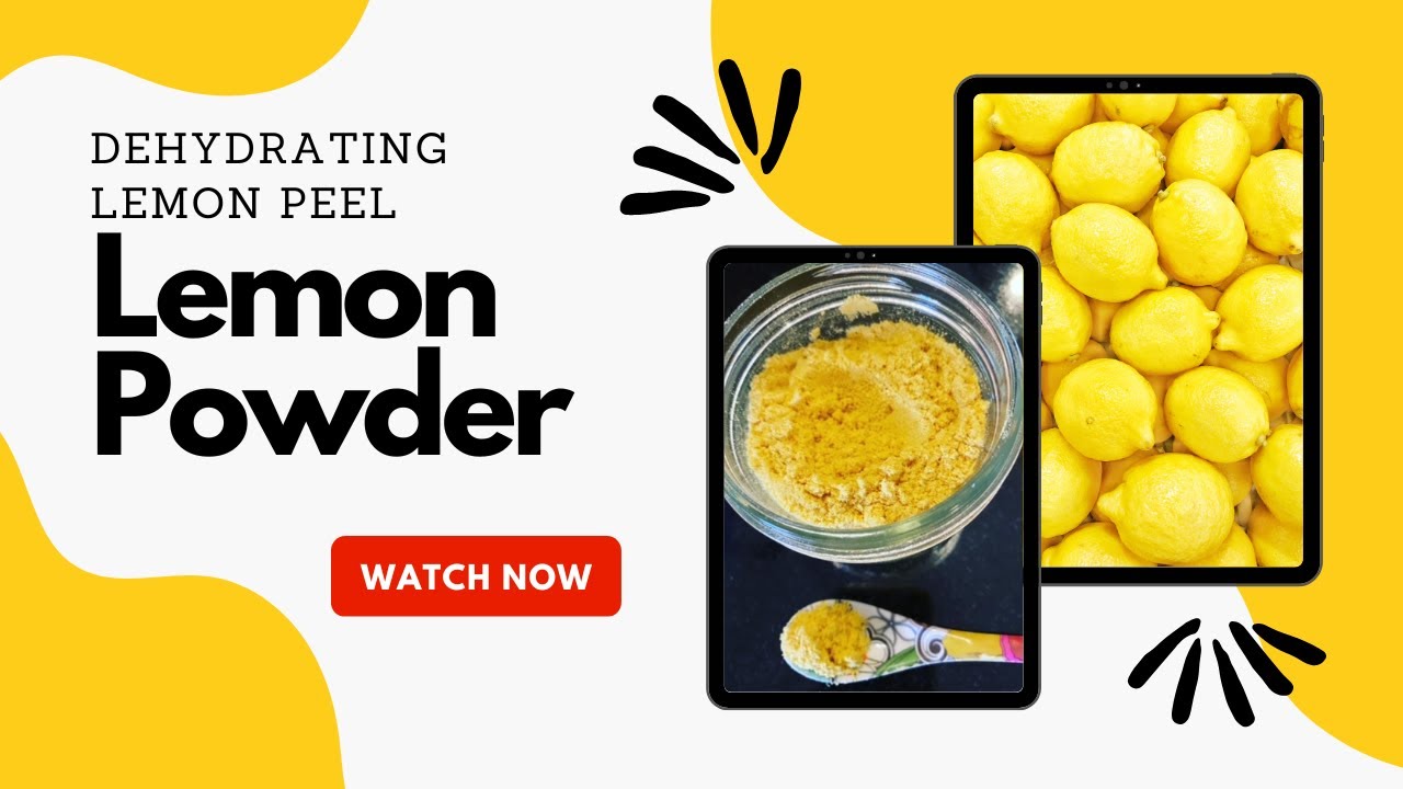 Video thumbnail for Dehydrating Lemon Peels // Lemon Powder // Jeni Gough