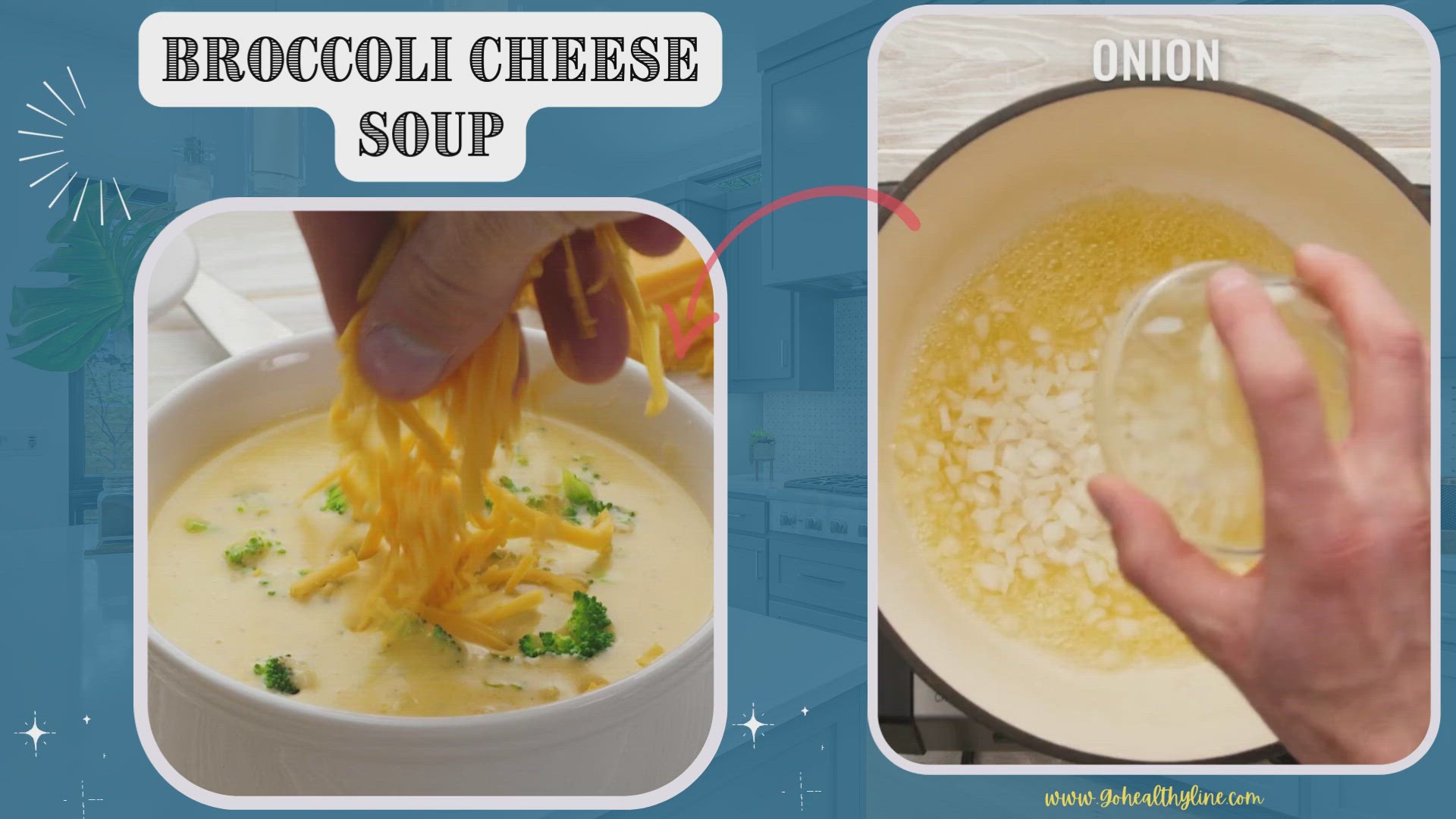 Video thumbnail for Broccoli Cheese Soup