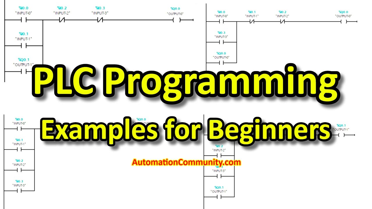 'Video thumbnail for PLC Programming Examples for Beginners - Holding and Latching'