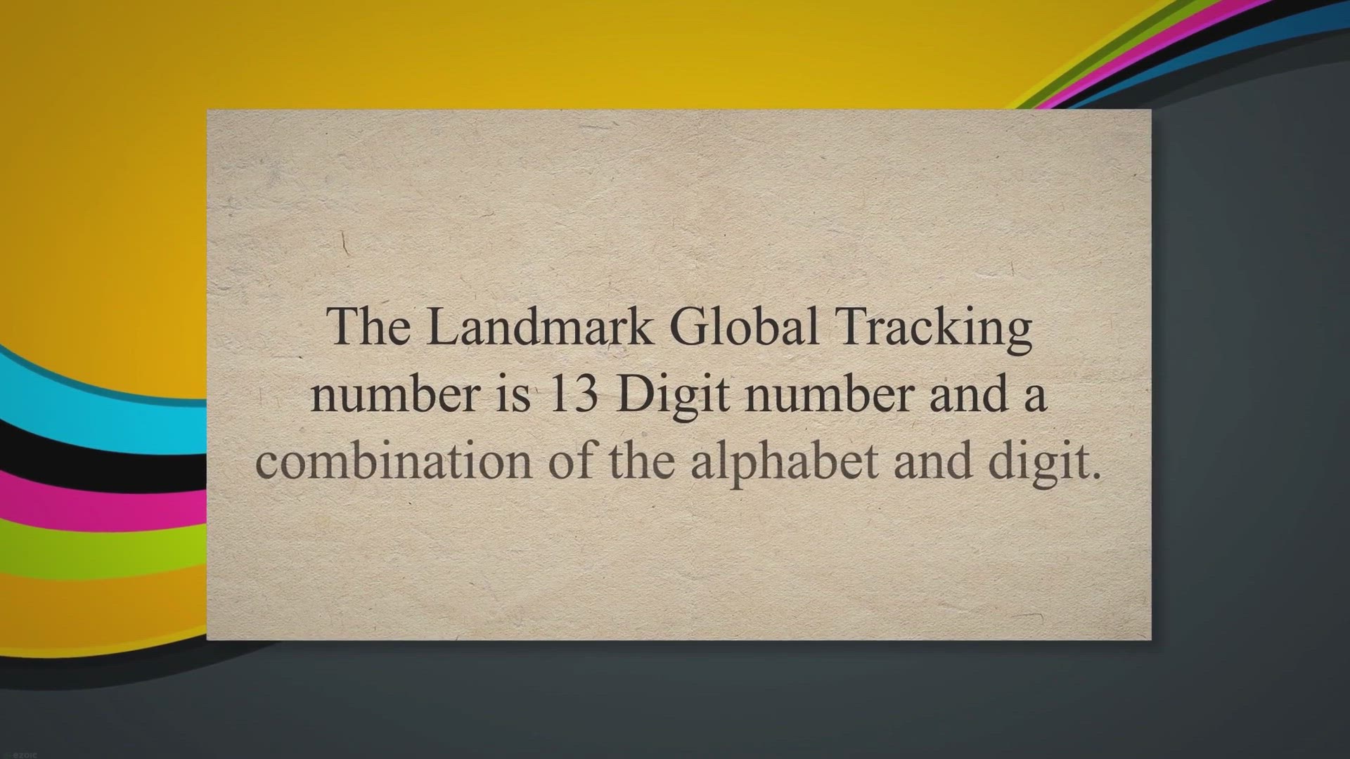 Video thumbnail for LandMark Tracking - Landmark Global