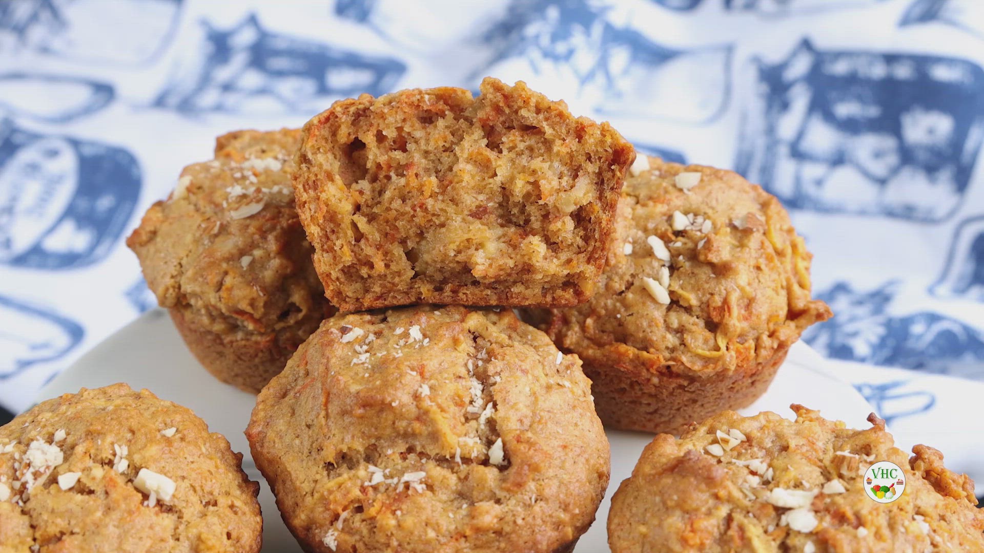 'Video thumbnail for Whole Wheat Carrot Muffins'
