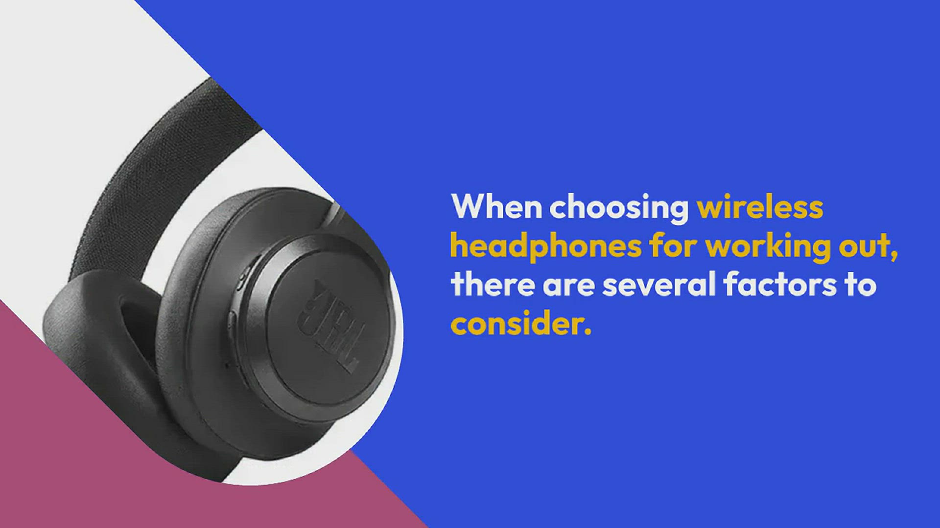 Video thumbnail for Top 5 Best Wireless Headphones for Working Out