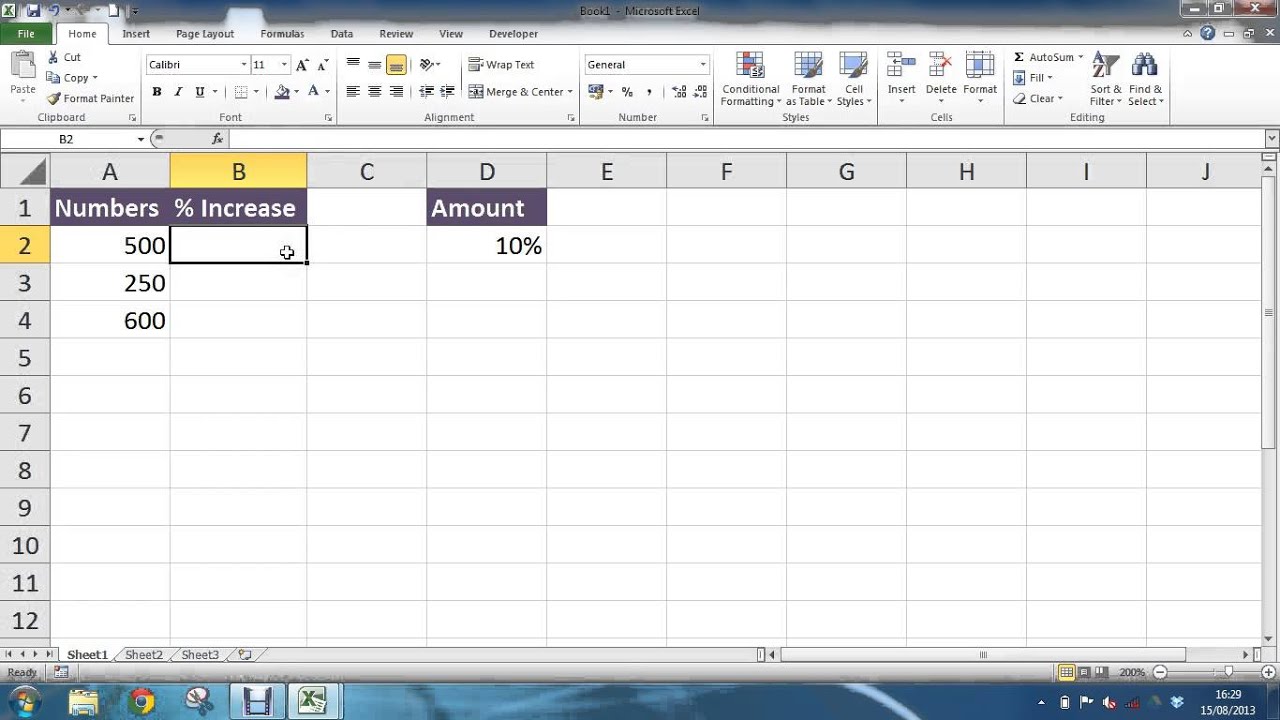 Video thumbnail for Calculate Percentage Increase Formula in Excel