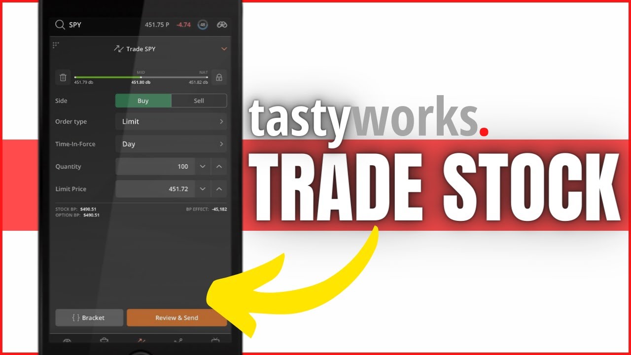'Video thumbnail for How to Trade Stock on Tastyworks Mobile App'