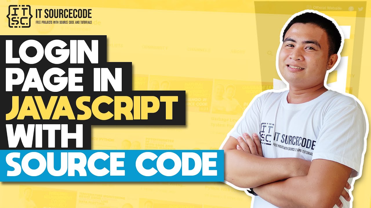 'Video thumbnail for Login Page in JavaScript with Source Code | JavaScript Projects with Source Code'