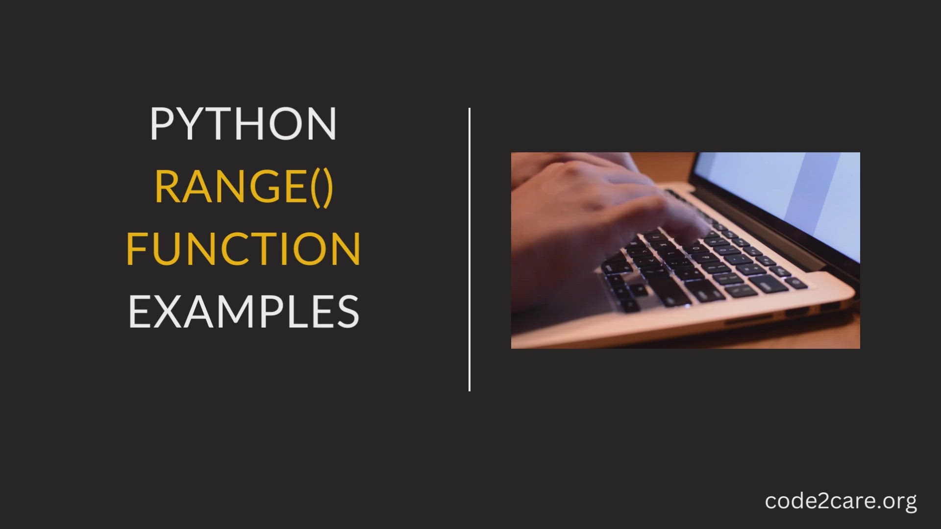 'Video thumbnail for Range Function in Python with Examples'