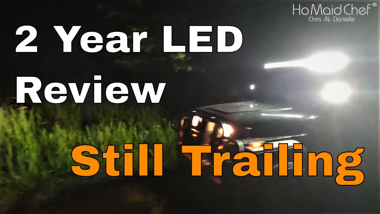 Video thumbnail for Review 3 Roll LED 50-Inch Curve Light Bar & Pod Lights 2 Year  || Jeep Mods E32