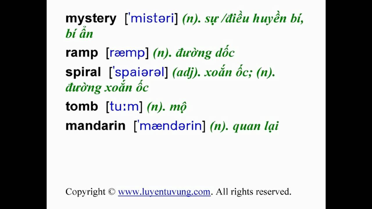 'Video thumbnail for Learn English Vocabulary - Grade 11 - Unit 16 - Lesson 01'