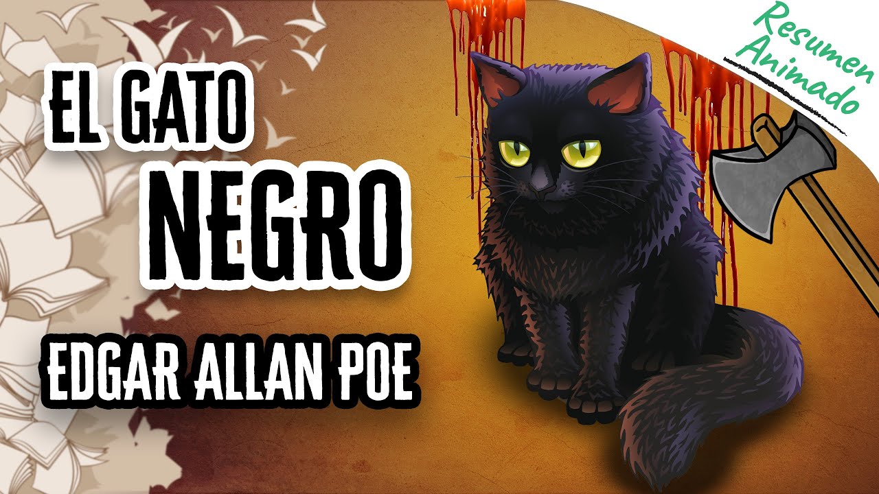 Video thumbnail for El Gato Negro por Édgar Allan Poe | Resúmenes de Libros