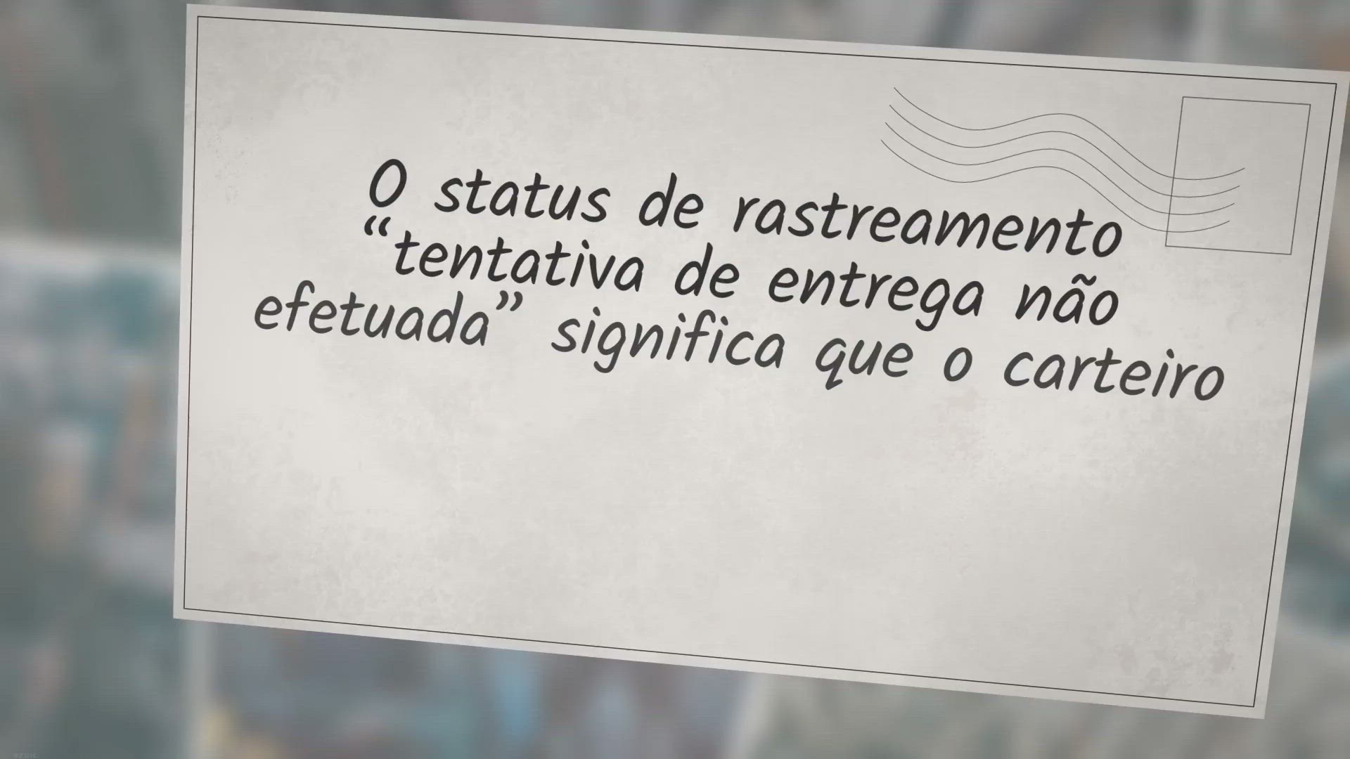 Video thumbnail for TENTATIVA de entrega NÃO EFETUADA | Cadê a minha MERCADORIA!