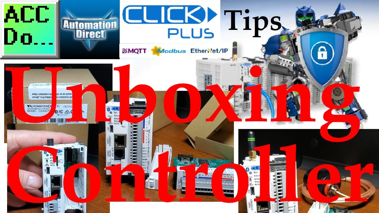 'Video thumbnail for Click Plus PLC Unboxing Controller'