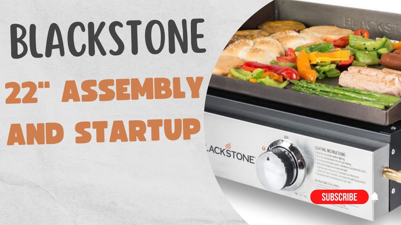 Video thumbnail for Blackstone 22 inch Griddle Assembly and Startup
