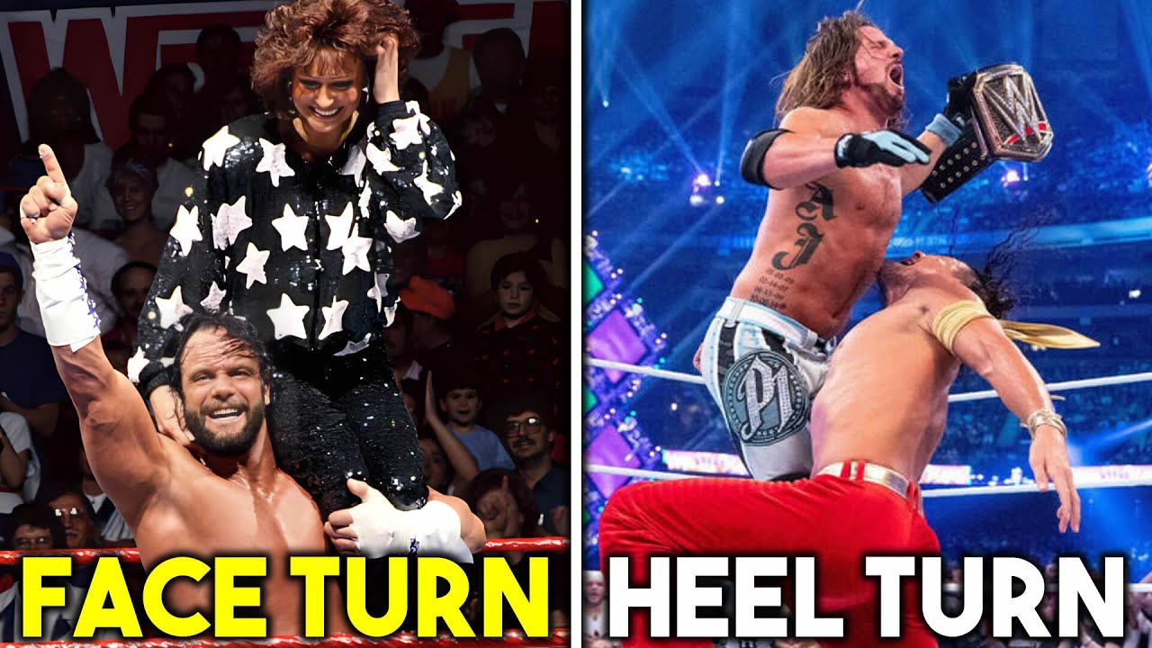Video thumbnail for 10 Biggest WrestleMania Heel & Face Turns In WWE History