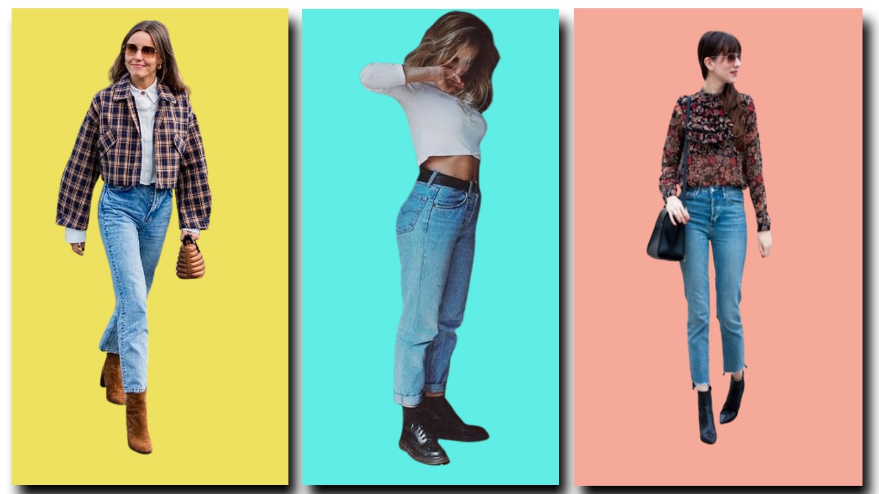 'Video thumbnail for How to Wear Mom Jeans With Boots?'