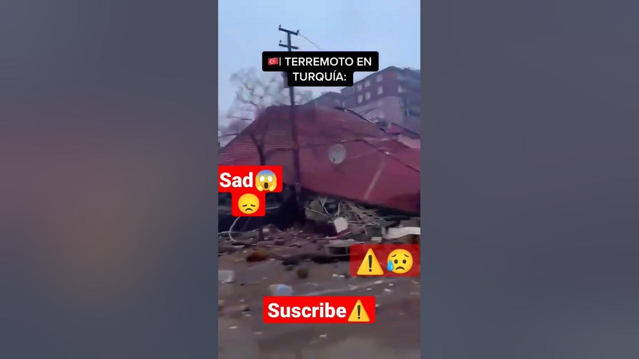 Video thumbnail for 🇹🇷| 10 estados se vieron afectados por el terremoto en #Turquía #earthquake 😱😱 #shorts