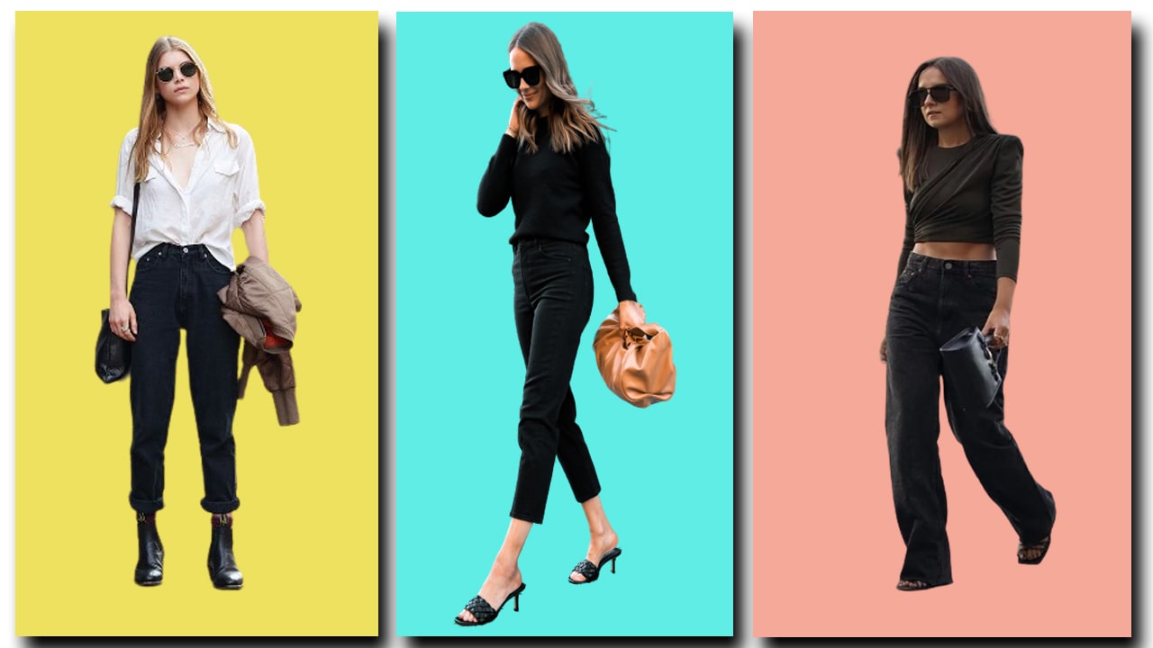 'Video thumbnail for How to Style Black Mom Jeans?'