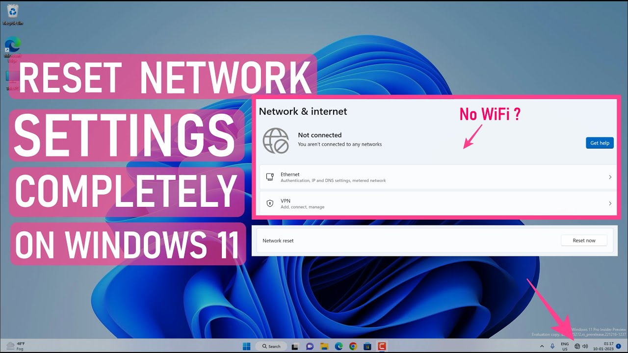 Video thumbnail for How to Reset Your Entire Network in Windows 11 and Start Fresh