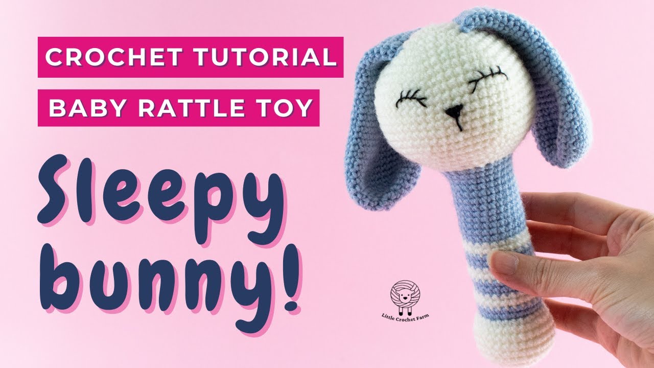 'Video thumbnail for HOW TO CROCHET A BUNNY AMIGURUMI: bunny crochet toy pattern for baby.'