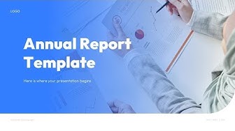 'Video thumbnail for Annual Report Template for PPT and Google Slides'