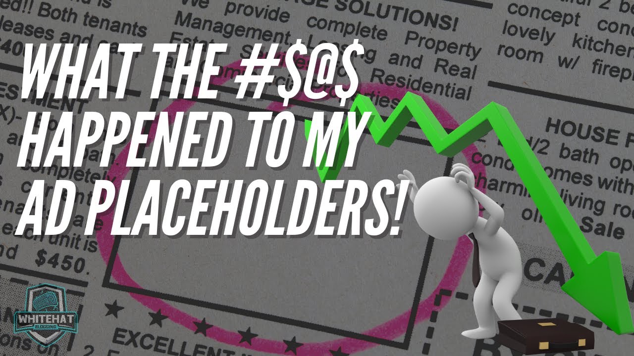 Video thumbnail for Recent Loss of Ad Income? Check Now! Ezoic Ads Using Ad Inserter #Ezoic @White Hat Blogging