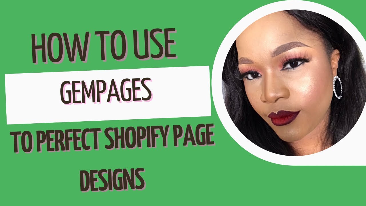 'Video thumbnail for How to use gempages to create templates that perfect your store design'
