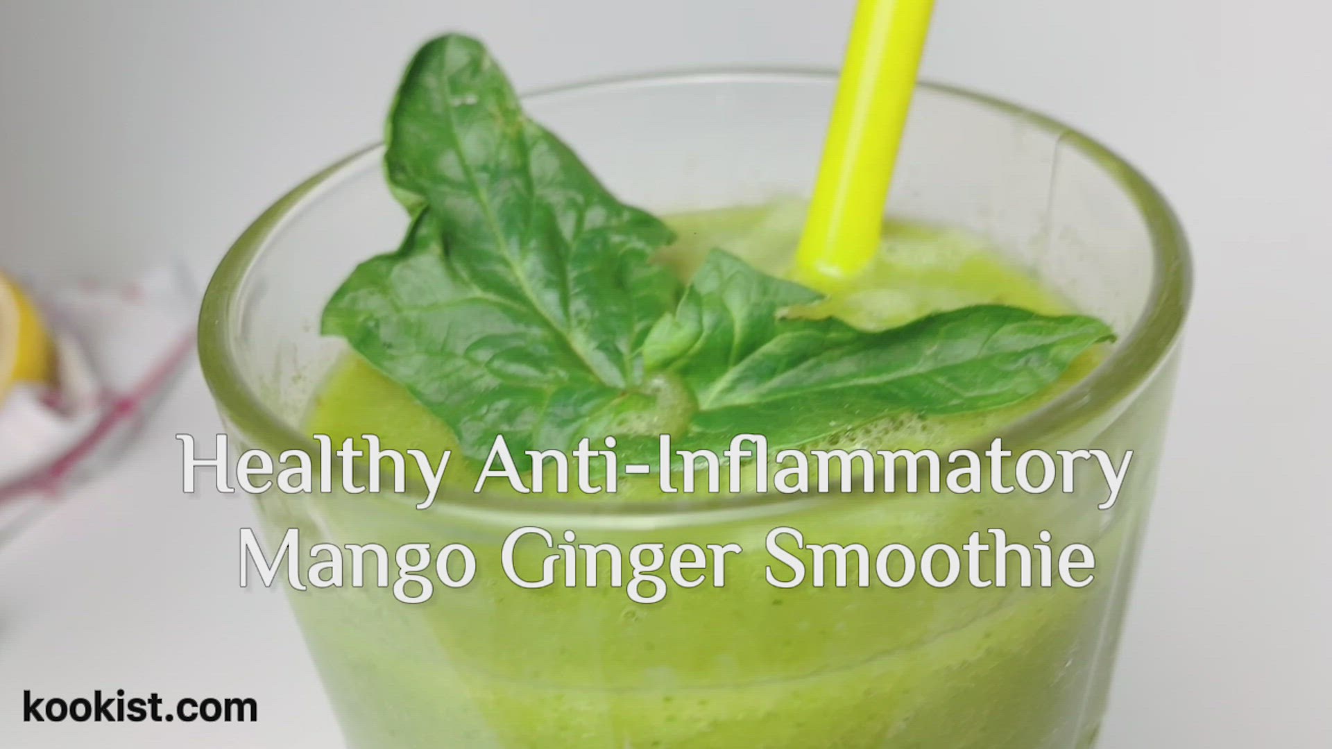 Video thumbnail for Mango Ginger Smoothie