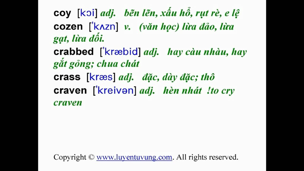'Video thumbnail for GRE vocabulary 031'