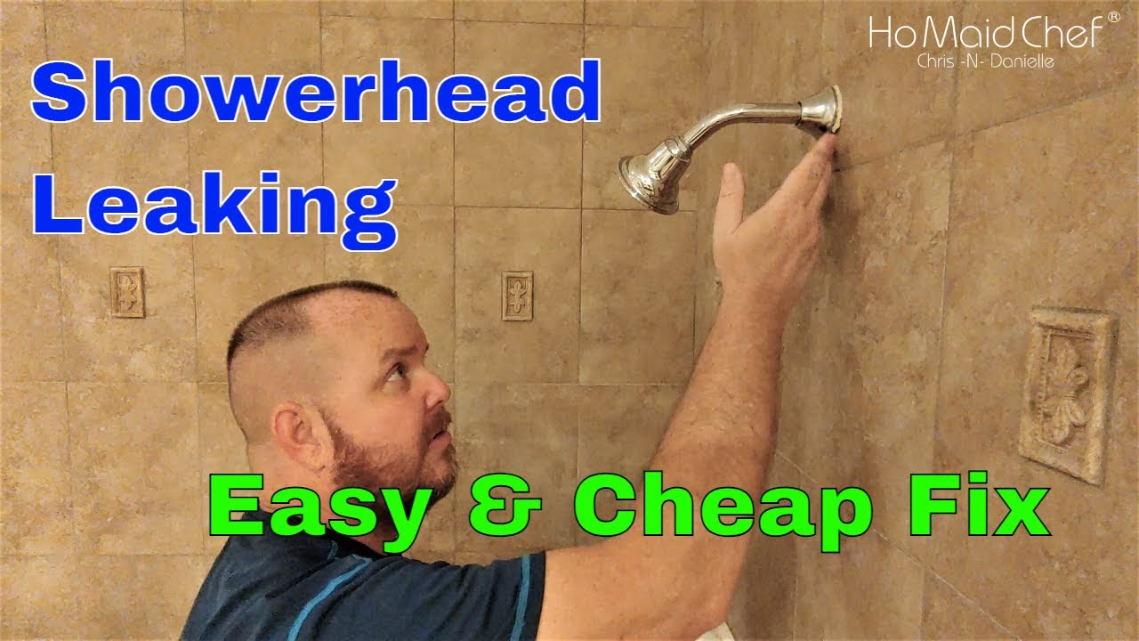 Video thumbnail for Fix Leaking Shower Head For A Couple Dollars