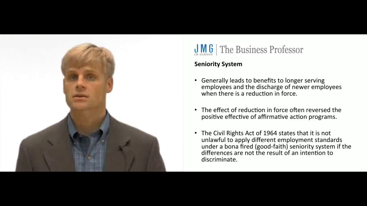 'Video thumbnail for Discrimination by Disparate Impact Examples'