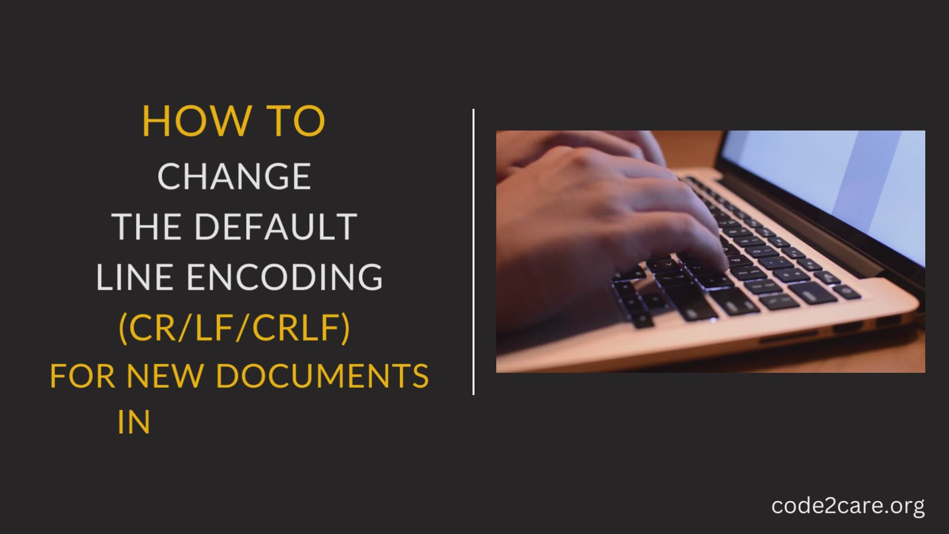 'Video thumbnail for How to Change the Default Line Encoding (CR LF CRLF) for New Documents in Notepad++'