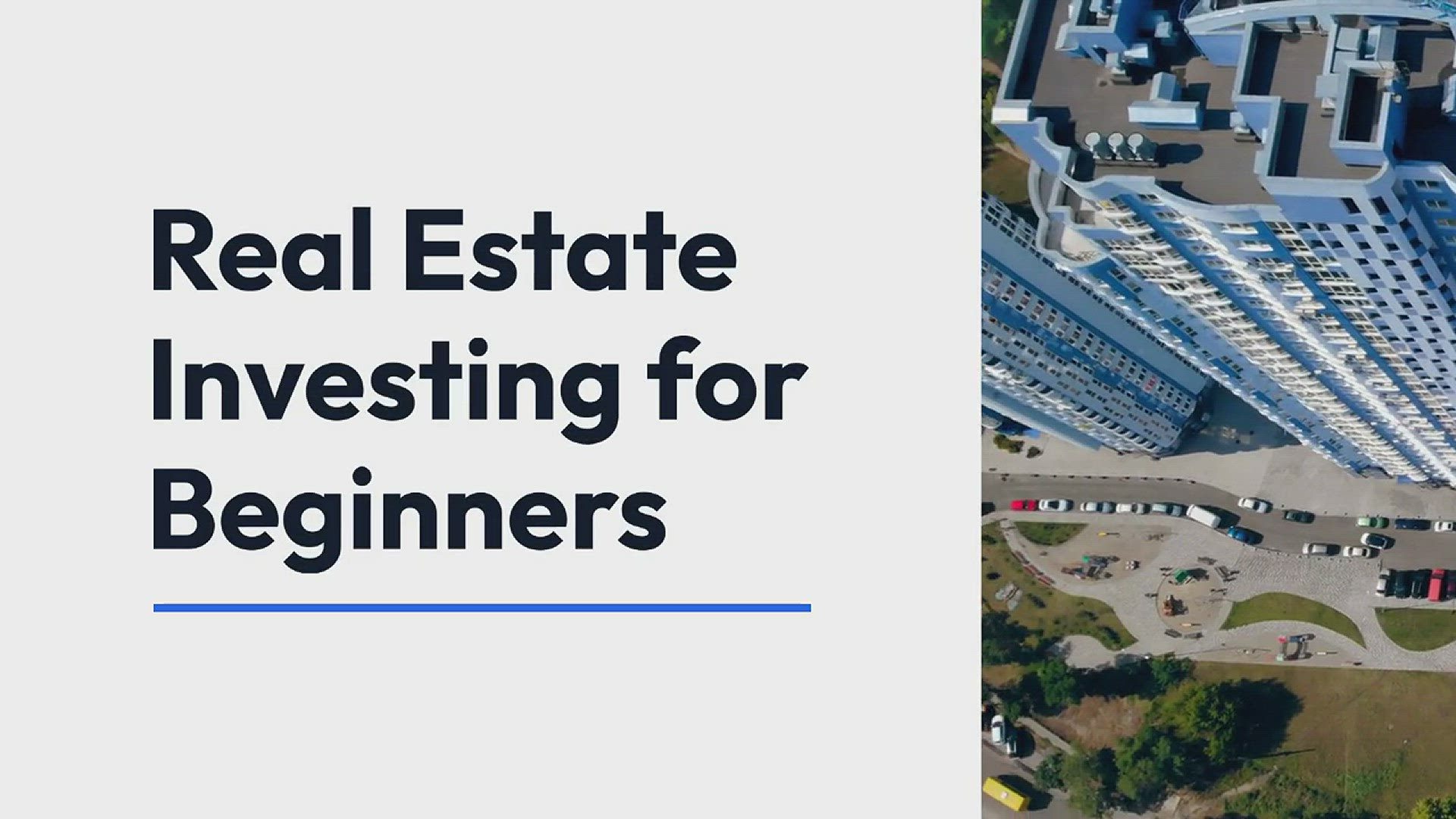 'Video thumbnail for Real Estate Investing for Beginners '