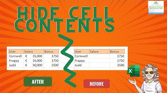 Video thumbnail for How To Hide Excel Contents. Quick. Effective.