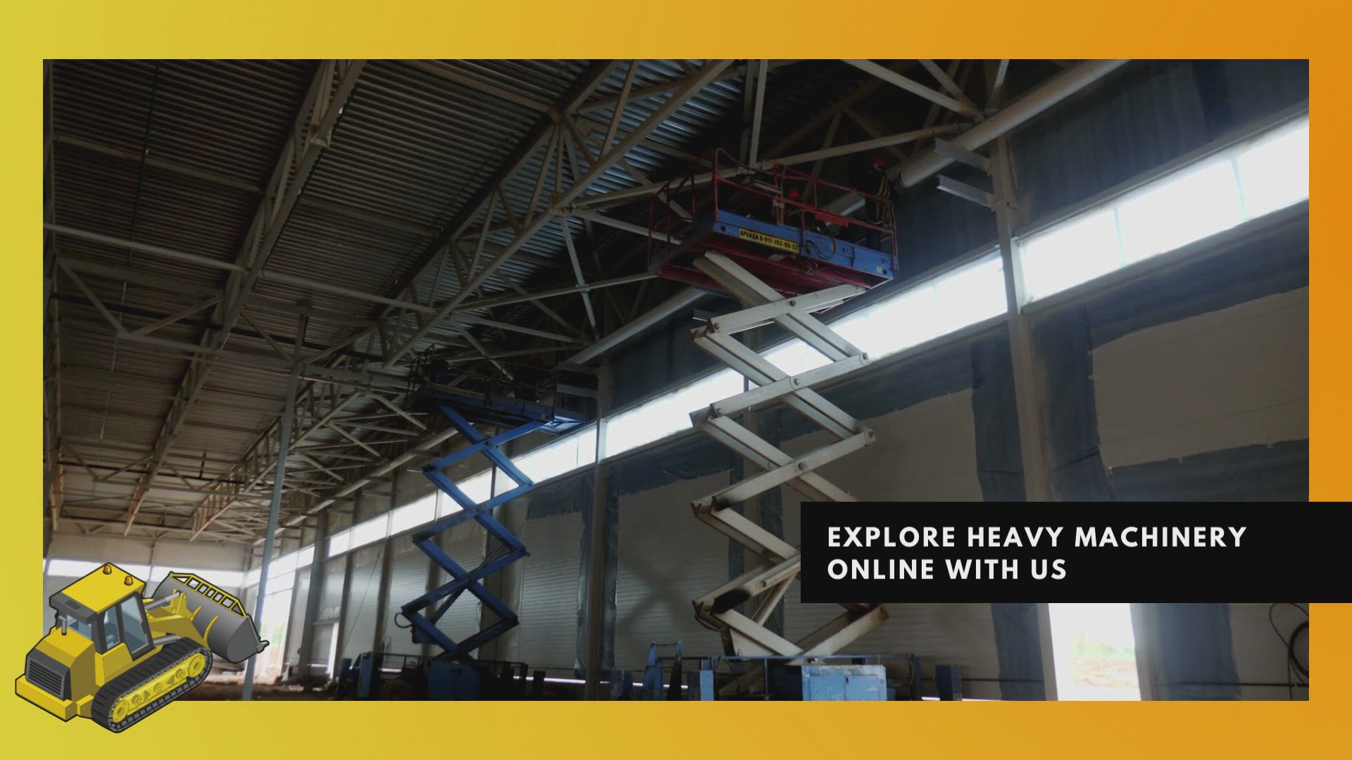 'Video thumbnail for Heavy Equipment Scissor Lift'