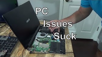 Video thumbnail for Asus laptop will not boot, how to disconnect the battery.